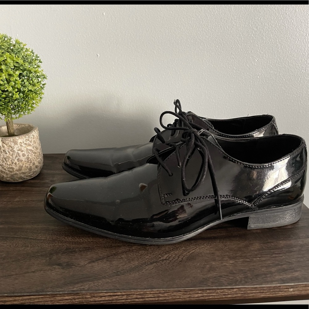Calvin Klein Black Brodie oxford